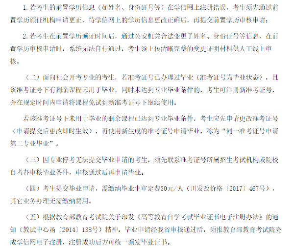 四川省2022年上半年自考畢業(yè)申請(qǐng)時(shí)間及條件-1 四川省2022年上半年自考畢業(yè)申請(qǐng)時(shí)間及條件-1