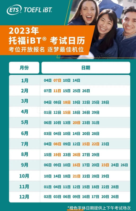 2023年浙江7月托?？荚嚂r(shí)間